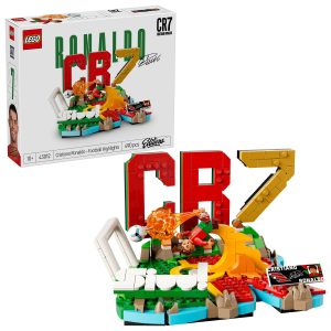 LEGO Editions Football: Cristiano Ronaldo – Destaques do Futebol | Idades 10+ | 490 Peças | Item 43012